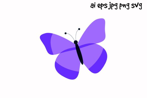 Butterfly Illustration AI EPS SVG – A Versatile Graphic for Digital Sellers