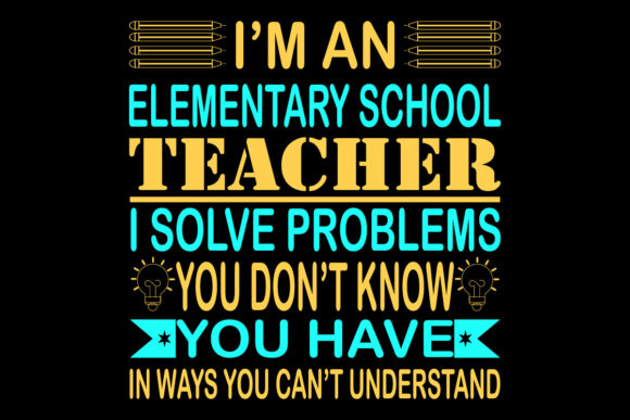 I’m an Elementary School Teacher Embroidery Design Review