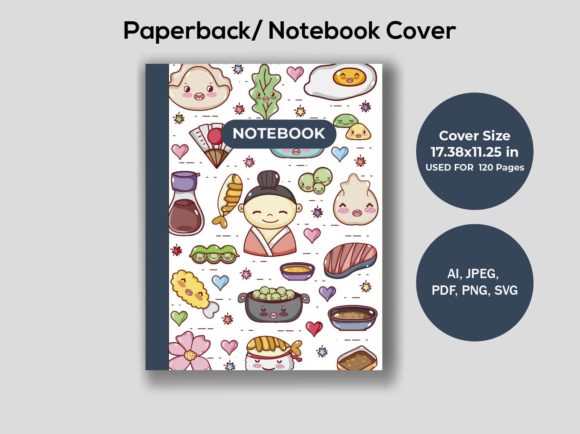 Kawaii Design for KDP Interior: A Playful Graphic Asset for Small Business Branding