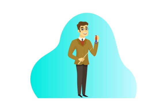 Man Teacher Illustration: A Versatile Graphic for Digital Sellers