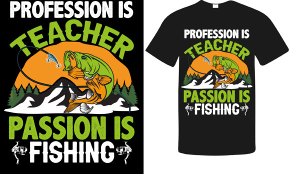 Teacher and Fishing: A Unique Graphic Design Asset for Local Business Branding