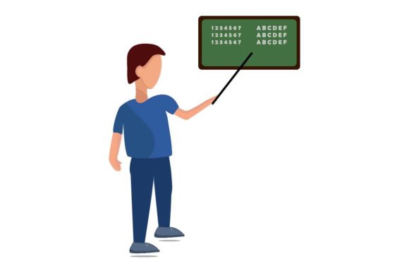 Teacher Day Flat Illustration: A Versatile Graphic Design Asset for Modern Branding