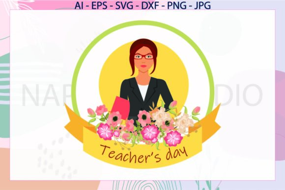 Teacher Flower Frame – A Versatile Graphic Design Asset for Handmade Creators