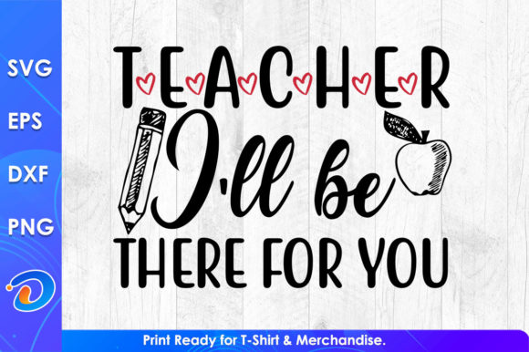 Teacher I'll Be There for You Embroidery Design Review