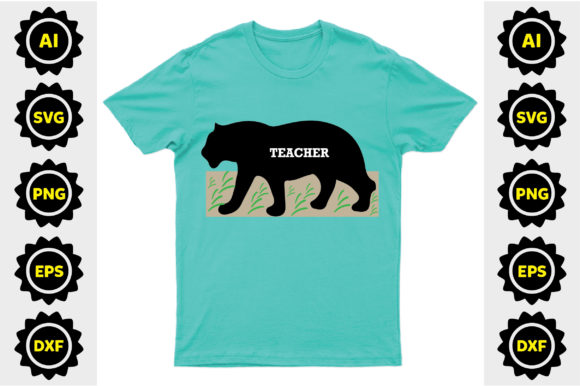 Tiger Teacher: A Versatile Graphic Design Asset for T-Shirt Designs and More