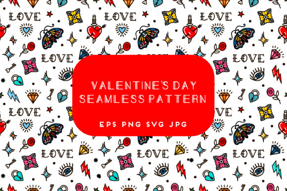 Valentines Day Seamless Pattern - Vector for Stronger Marketing Graphics