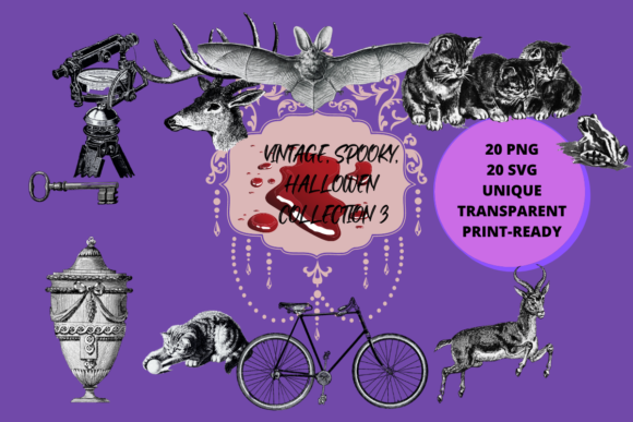 Vintage Halloween Graphics for Strong Brand Campaigns